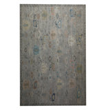 Grey Traditional Wool Rug - 8'10" x 11'11"