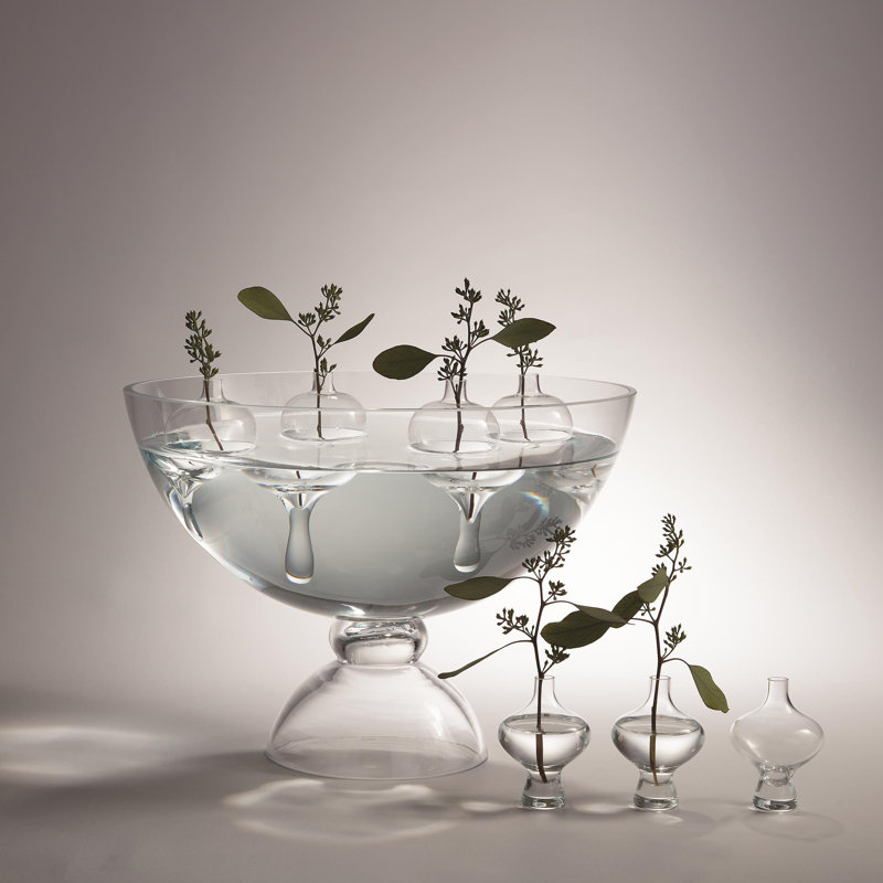 Mini Floating Vase, 5" H x 3.25" W x 3.25" D