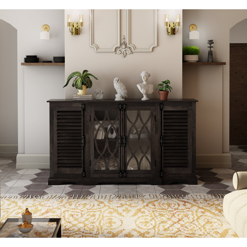 Josiane 4-door Solid Wood Sideboard