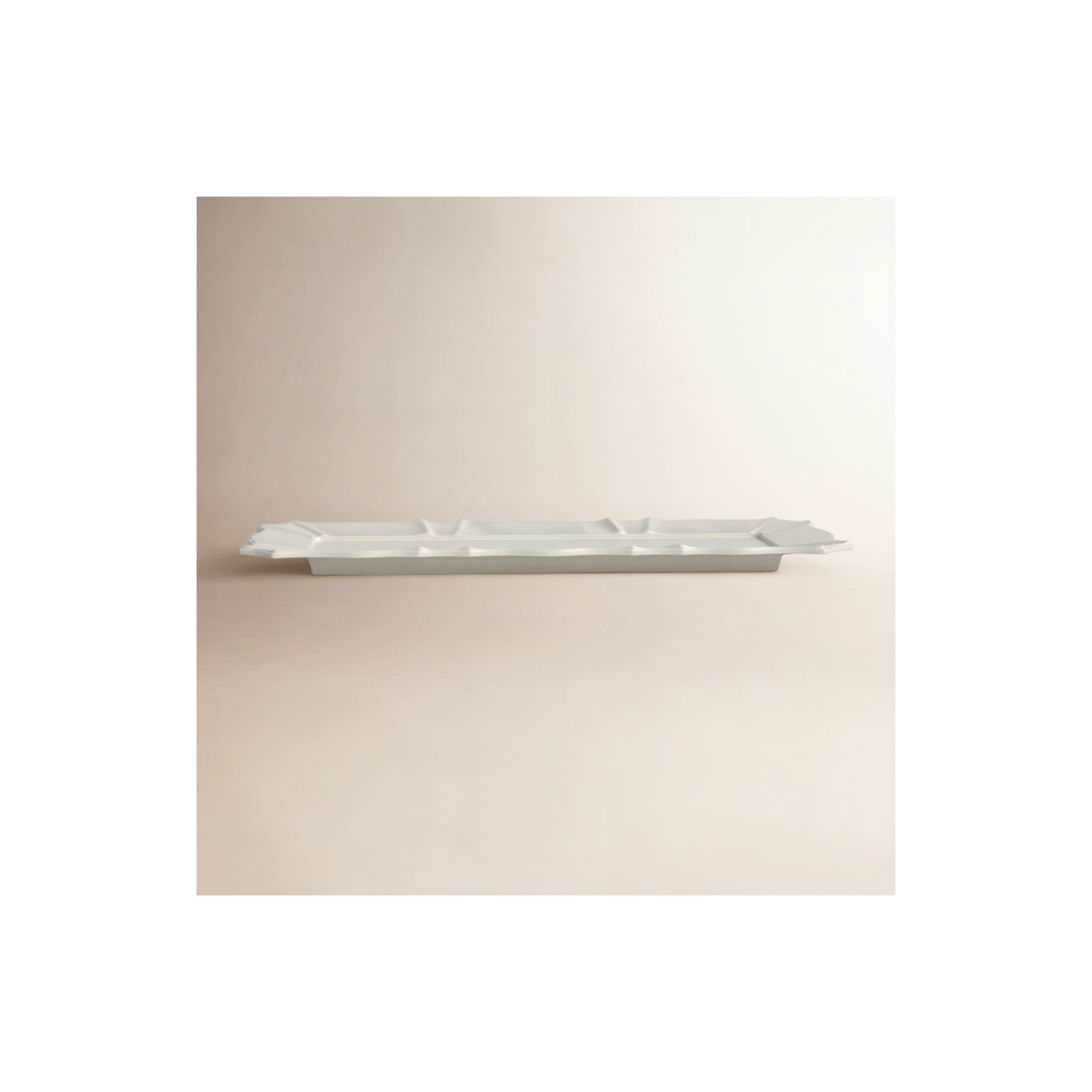 Chloe Rectangular Tray, White