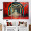 Ensemble de salon art mural rouge et rouge-1638935298-1638935308