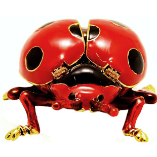 Ladybug Metal Decorative Box