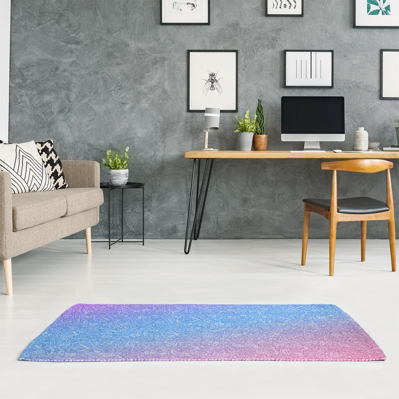 Chenille Abstract Indoor Rug, Rectangle 4' x 6'