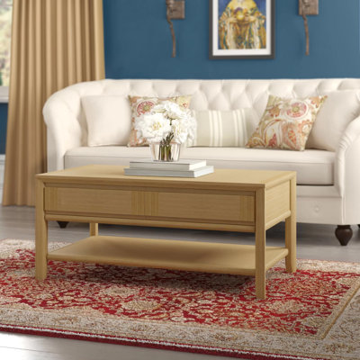 Izzie Four Leg Coffee Table with Storage