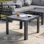 Ensemble de conversation modulaire d'extérieur en aluminium avec coussins et table basse 8 pièces Gilemette-92316000-94439914