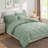 7-Piece Comforter Set, Microfiber, All Season Bed in a Bag – Sage, King-130132293-88294586