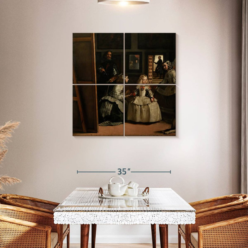 Leisha Las Meninas, H 38 po x l 38 po