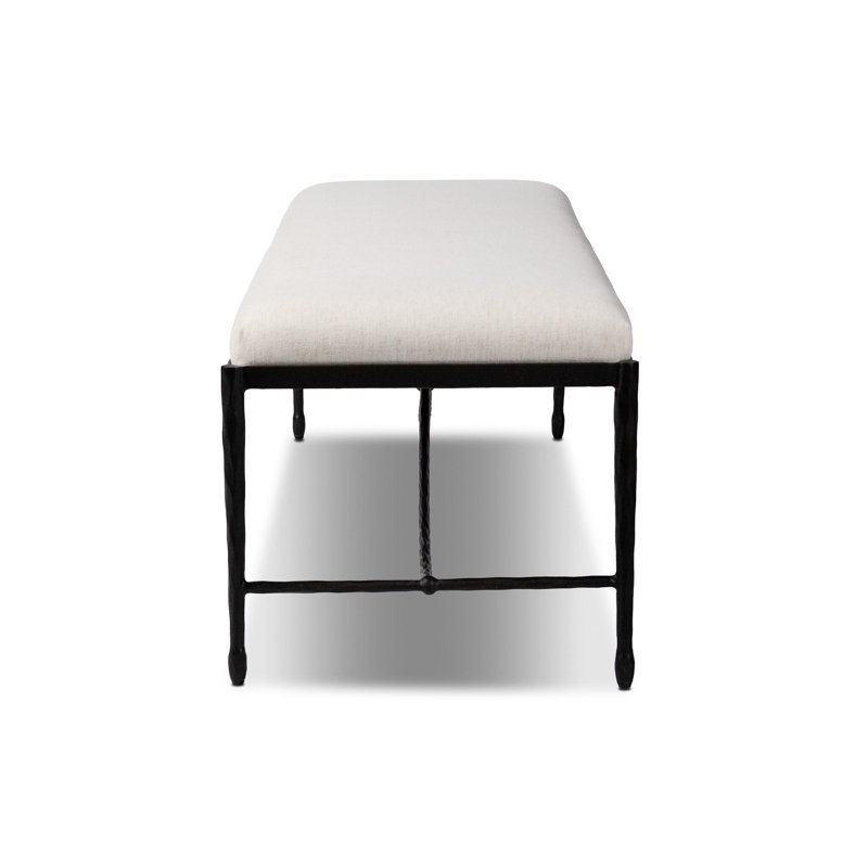 JADE Upholstered Bench, Crypton Nomad Snow
