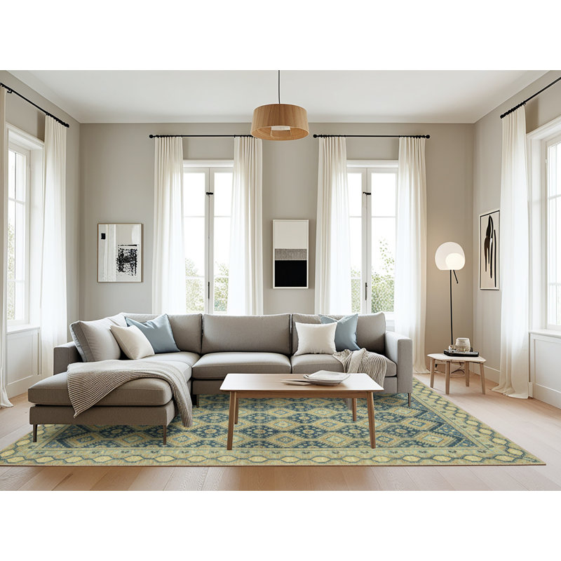Abstract Indoor Rug, Rectangle 8' x 10'