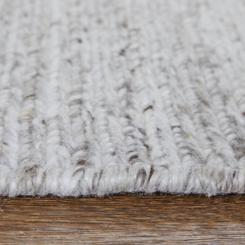 Finley Modern Solid Area Rug by Thom Filicia, Gray, Rectangle 8' x 10'