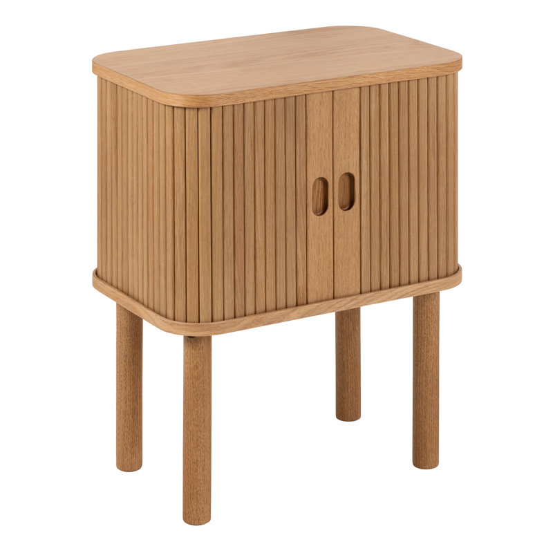 Reineke 45cm W Plywood / Laminate Board Bedside Table
