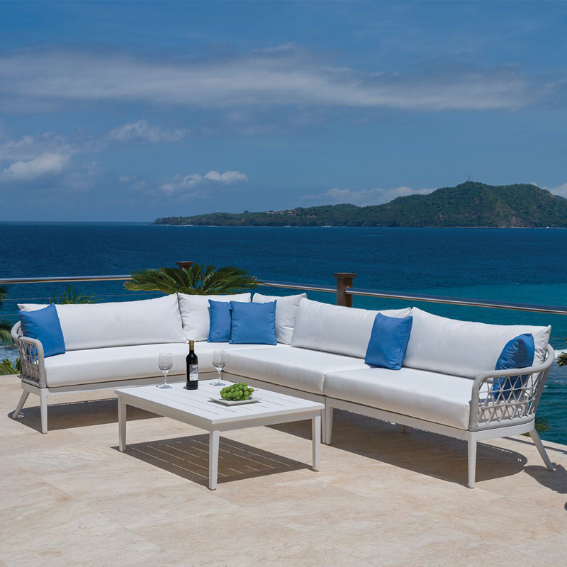 Nevis Outdoor 2 - Seat Loveseat, Navy