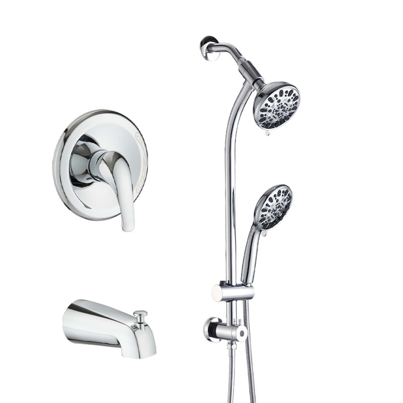 Tool-Free 7-Spray Shower System 1.8GPM, Chrome
