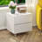Modern Wood Two Drawer Nightstand,Vintage Bedside Table-21202881-21673729