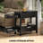 End Table with Charging Station USB Ports Side Table with Storage-2115004070