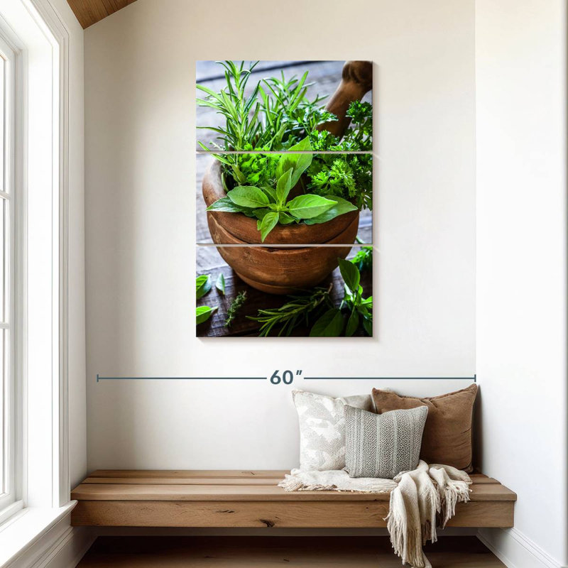 Yarlin Crushing Herbs, 45" H x 28" W