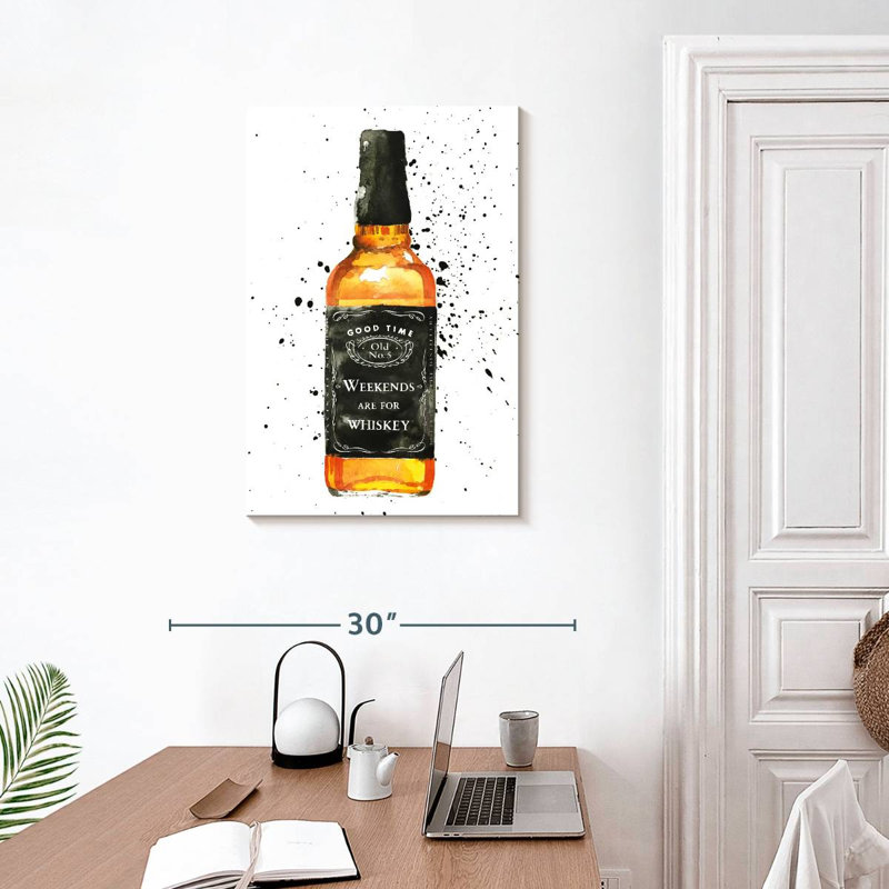 Yarlin Weekends Are For Whisky, H 30 po x l 20 po