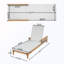 Chaise longue de patio avec coussins (ensemble de 2)-129427529