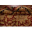 Tapis indien rouge fait à la main 9 x 12