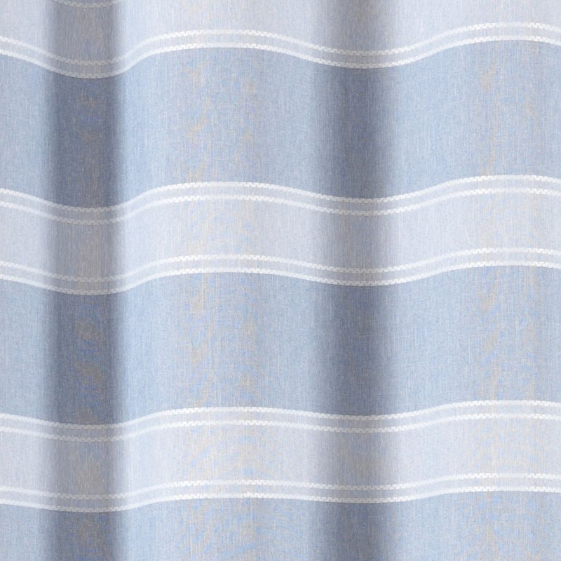Striped Shower Curtain, Blue, 72"H x 70"W