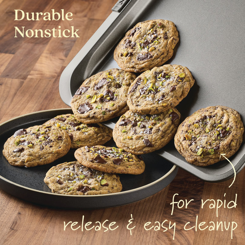 Anolon Advanced Bakeware Nonstick Cookie Baking Sheet, 14 Inch x 16 Inch, Gray
