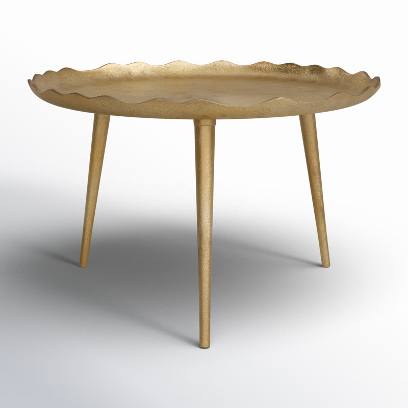 Table basse Avelines, Doré