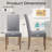 Behare Dining Chair - Modern Upholstered High Back with Nailhead Trim-1383151556