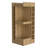 Lamer Corner Bar Cabinet with Wine Rack and Open Shelf, Natural Oak-97207544