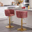 Tabouret de bar pivotant à hauteur réglable avec repose-pieds-174205732-170377318