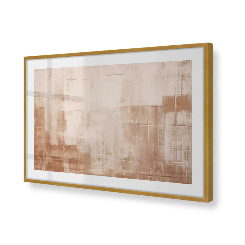 Copperplate Chronicles v1 Print, Polished Gold Picture Framed, 8" H x 10" W x 1.25" D