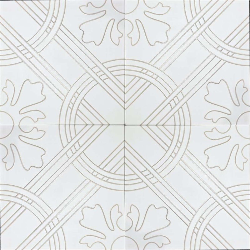 Carreau de porcelaine pour plancher et mur à motif 10 po x 10 po Winifred, Arène