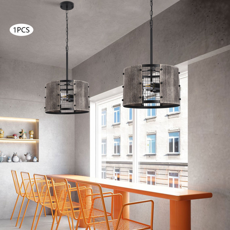 Luminaire suspendu industriel rond