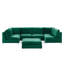 Reva 6 Seater Velvet Large Corner Sofa -1158045902