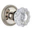 Grandeur Newport Rosette Pasage with Versailles Crystal Door Knob-1394995444-1398989429