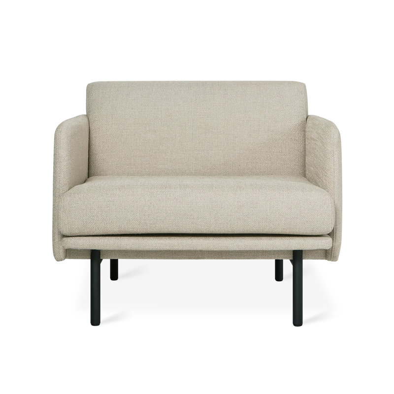 Foundry Chair, Andorra Almond Performance Basketweave
