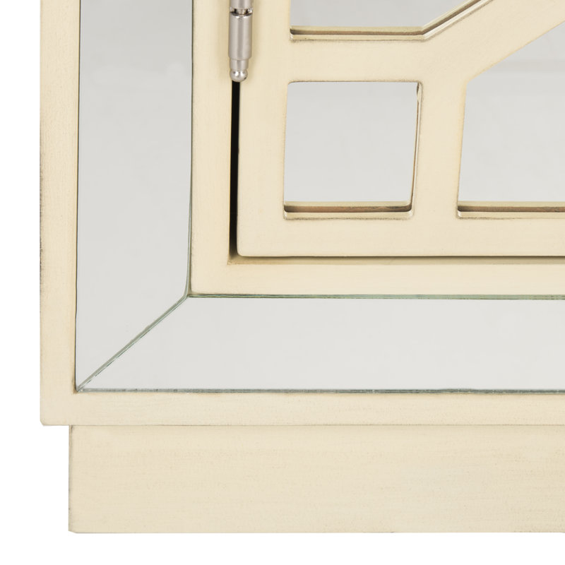 Glacaeu 31.9'' W Nightstand, Antique Beige