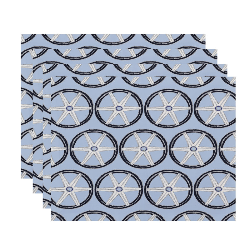Napperon Aksel, Bleu
