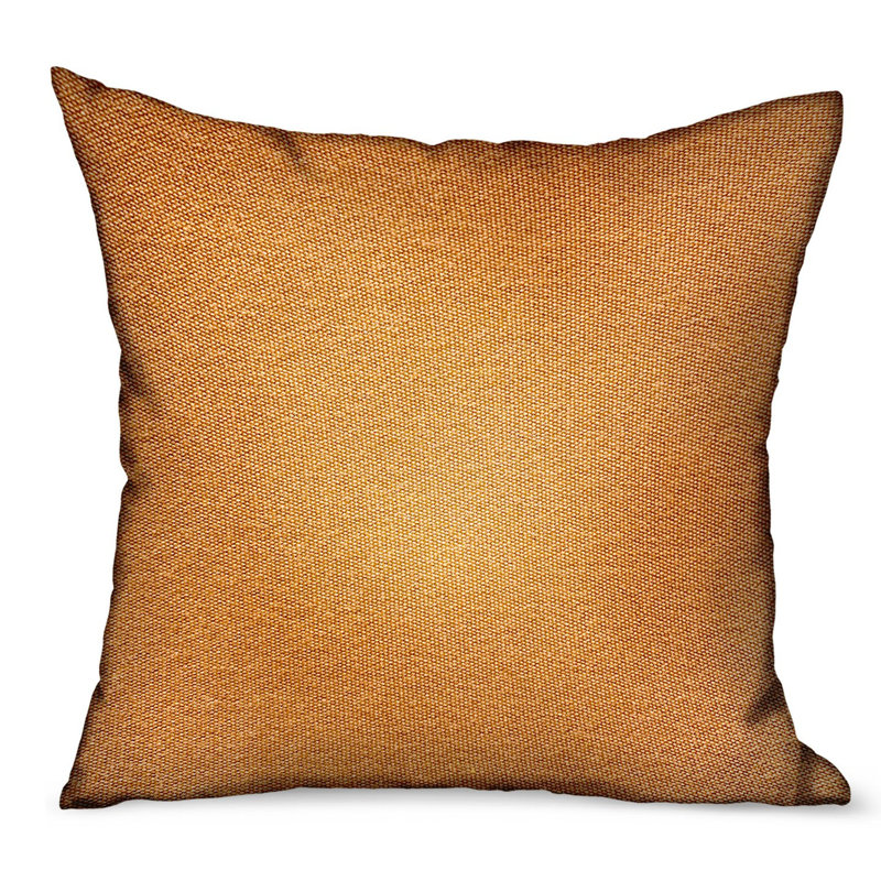Burnt Sienna Square Indoor/Outdoor Pillow Cover & Insert, 16" x 16"