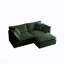 Canapé modulaire en L avec repose-pieds Chenille-1985462264-1985462265
