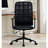 2 Of Office Chair In Antique Black Pu Leather, With Armrest And High , 360 Degree Swivel, Up - Down Adjustable Gaslift, Powder Coated Frame, Five Star Base, Wheels, Soft Foam Seating For Quality-1762361697-1762361699