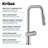 Urbix Industrial Pull-Down Single Handle Kitchen Faucet-73246115