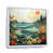 White Floater Framed