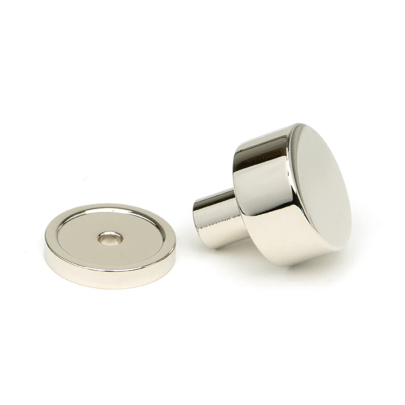 Round Knob, 2.5 cm, Polished Nickel