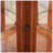 Lighted Glass Display Cabinet Corner Curio Cabinet With Adjustable Shelves Carved Decoration Wine Cabinet For Home Or Office Use-OAK-710054078