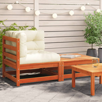Lark Manorâ„¢ Patio Sofa Corner With Cushions And Footstool