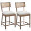Tabouret de comptoir en bois massif de 26,25 po Alyssya-87684018-93177431