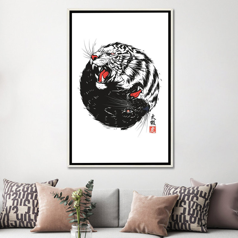 Japon, Japon, reproduction d'art sur toile encadrée, H 60 po x l 40 po, Impression sur toile flottante sans passe-partout