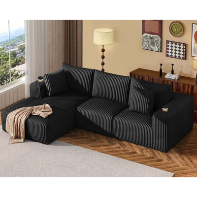 Modular Sofa Bed: No-Assembly Sectional Sleeper With Removable Pillows & Customizable Layout