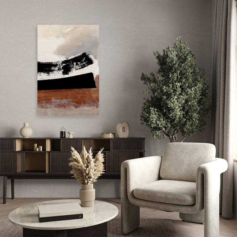 Art contemporain contemporain abstrait, H 36 po x l 24 po