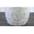Chiara 17.5" Traditional White and Pink Floral Chinoiserie Ceramic Drum Garden Stool, Pierced Indoor/Outdoor Patio Seat & Side Table